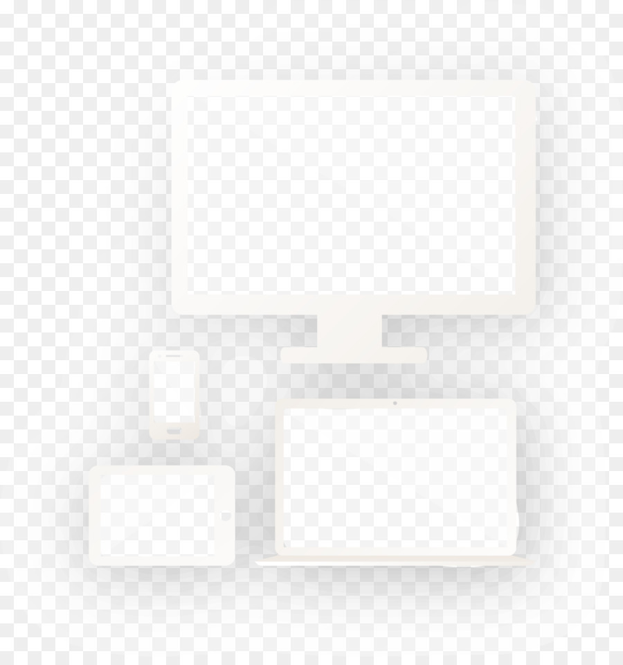 Quadrato Bianco Modello Di Area - Dipinto a mano bianco computer