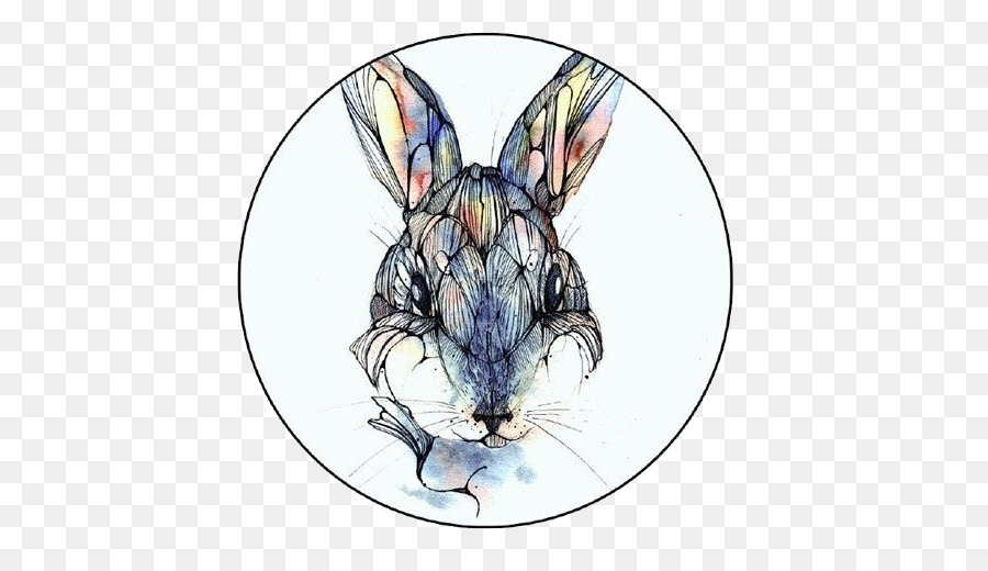 Arte pittura ad Acquerello Avatar Wallpaper - acquerello di coniglio