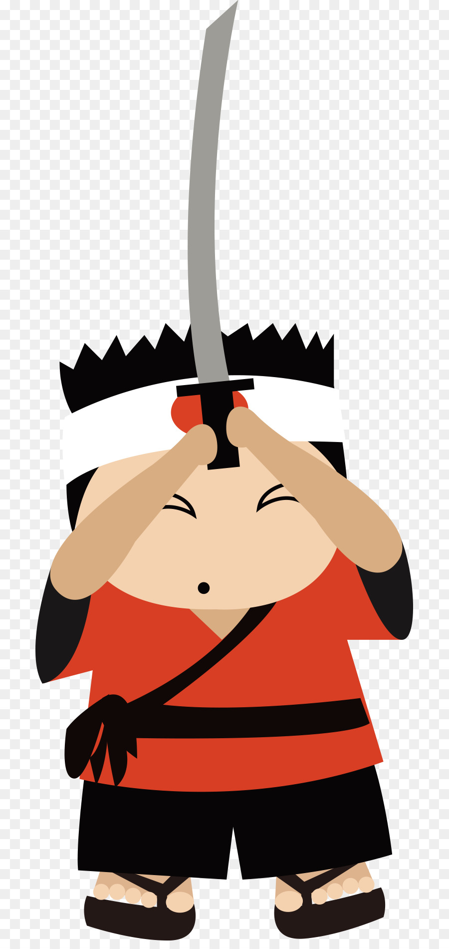 Cartoon Clip Art - Cartoon Samurai