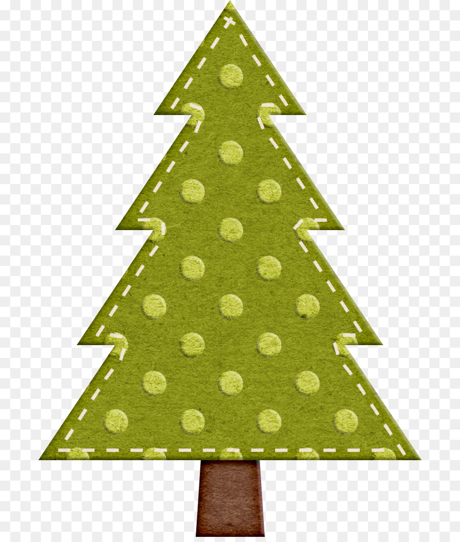 Albero di natale decorazione di Natale Clip art - Vestiti decorato l'albero di Natale