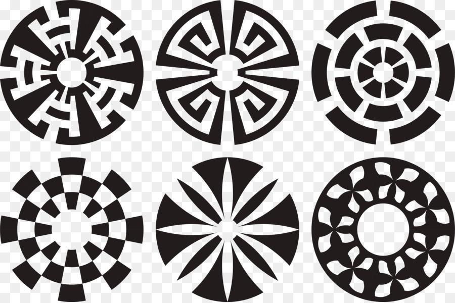 Forma di cerchio arti Decorative - disegno della sagoma