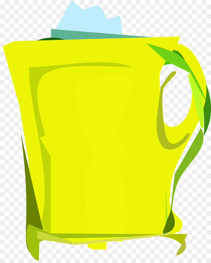 Teekanne Wein clipart - Gelbe Tasse