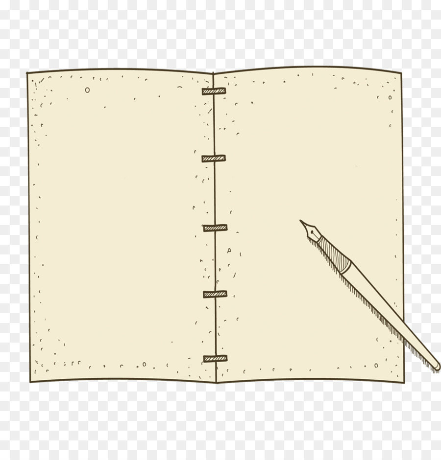 Papier Material Stift - Vektor-Stift schreiben leeres Blatt material