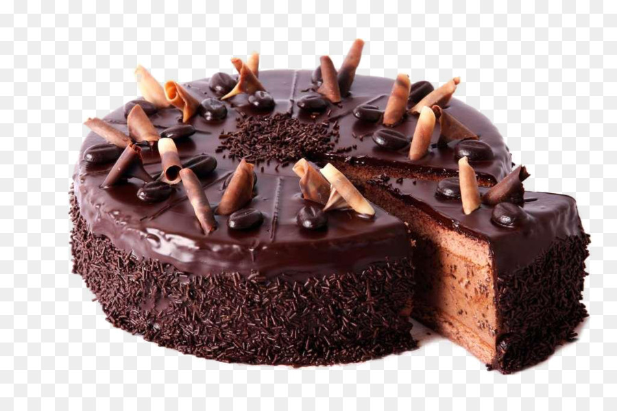 Schokoladen-Trüffel-Schokoladen-Torte Schwarzwälder Torte Geburtstag Kuchen Bäckerei - Leckere Kuchen