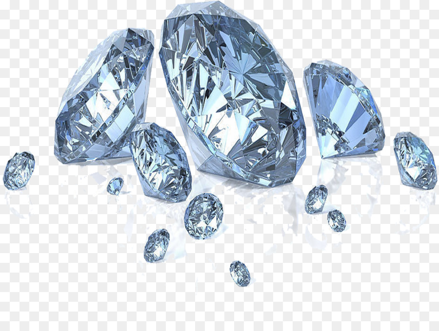 Saphir-Diamant-Tapete - Diamant-Reflexion