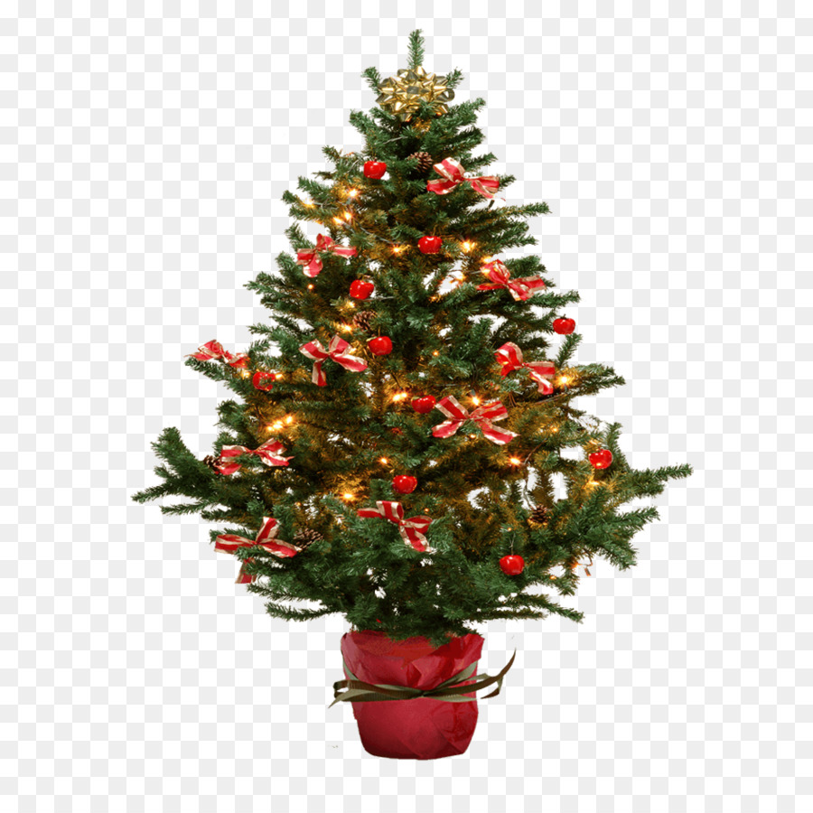 Weihnachtsbaum-Tanne-clipart - Christbaumschmuck und kleine