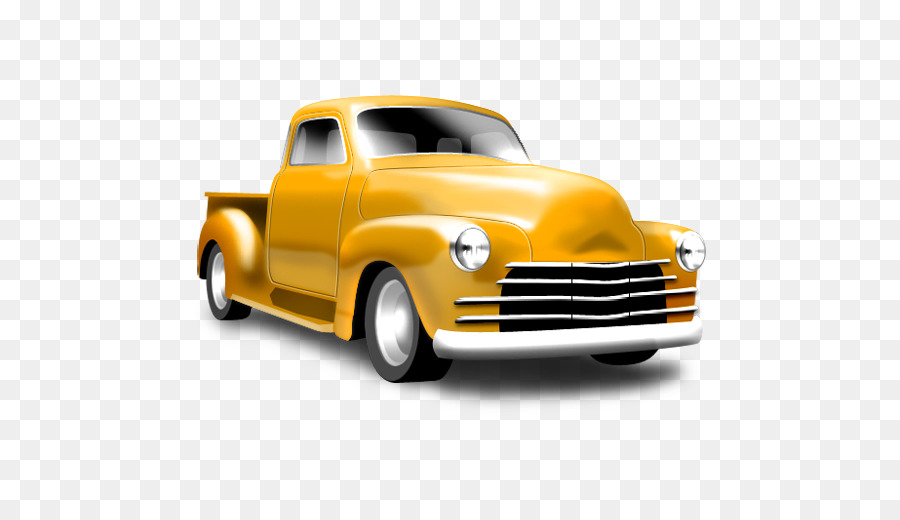 Chiếc xe thể thao xe cổ Điển ĐỂ Biểu tượng - Màu vàng, xe