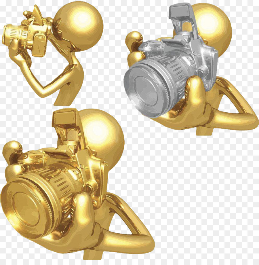 Camera 3D đồ họa máy tính - Giữ máy ảnh vàng của nhân vật phản diện
