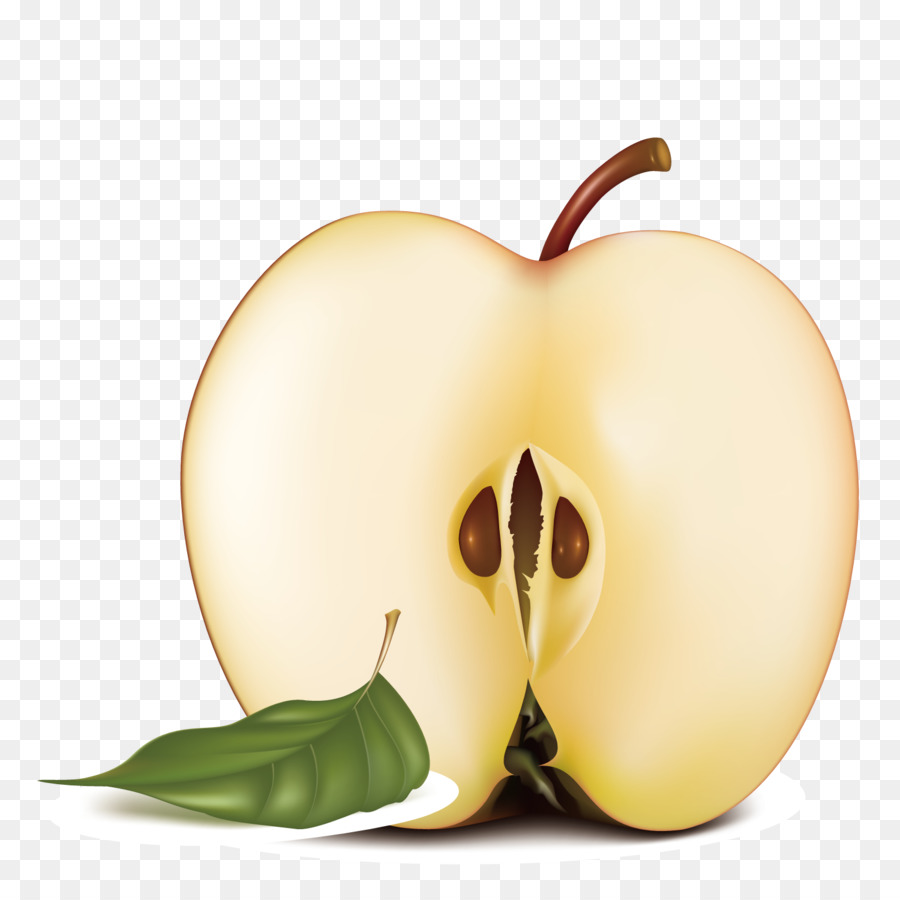 Succo Di Mela Auglis Illustrazione - Vettore di fette di mela