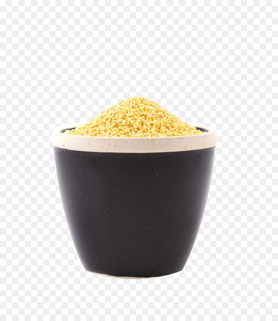 Proso Hirse Getreide Fünf Körner Gelben Reis - Die kleinen, gelben Reis in die Tasse