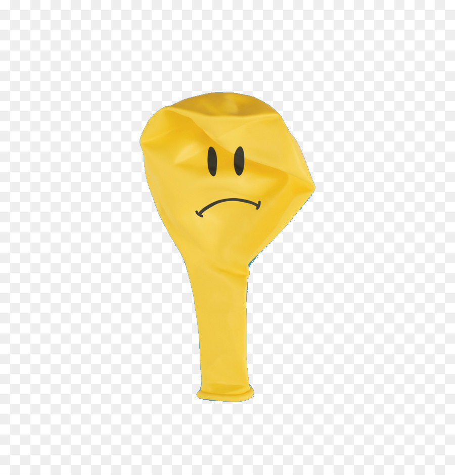 Smiley Gelb Tier Schriftart - Nicht aufblasbarer Ballon