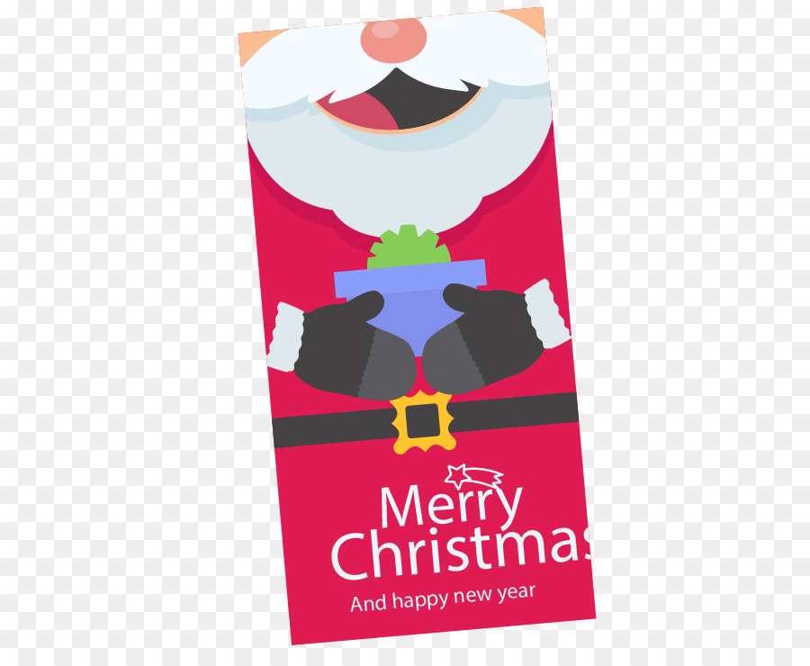 DED Moroz Santa Claus Dorf Weihnachtskarte - Kreative Weihnachtsmann-Gruß-Karte, Vektor-material