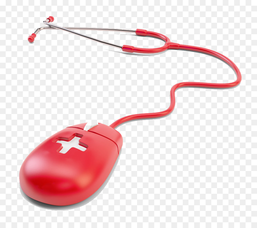Sanitario Medico di Medicina dispositivo Medico Paziente attrezzature - Rosso stetoscopio pulsante del mouse creative HD Gratis