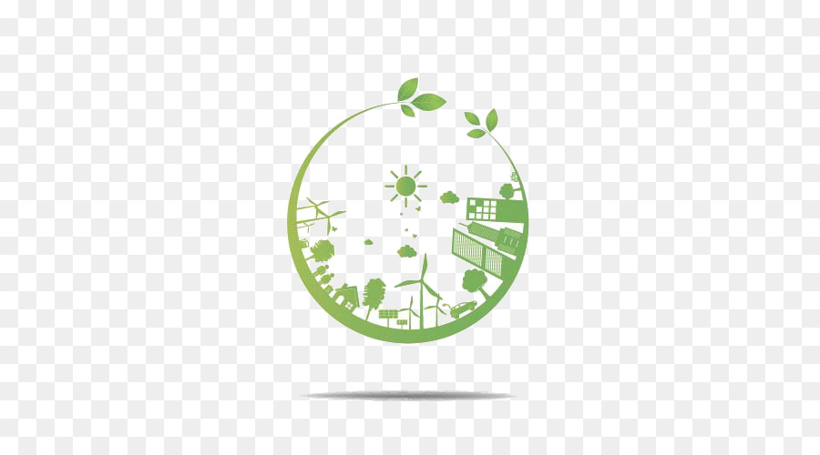 Umweltfreundlich Ökologie-Konzept - Umwelt-grüne Häuser