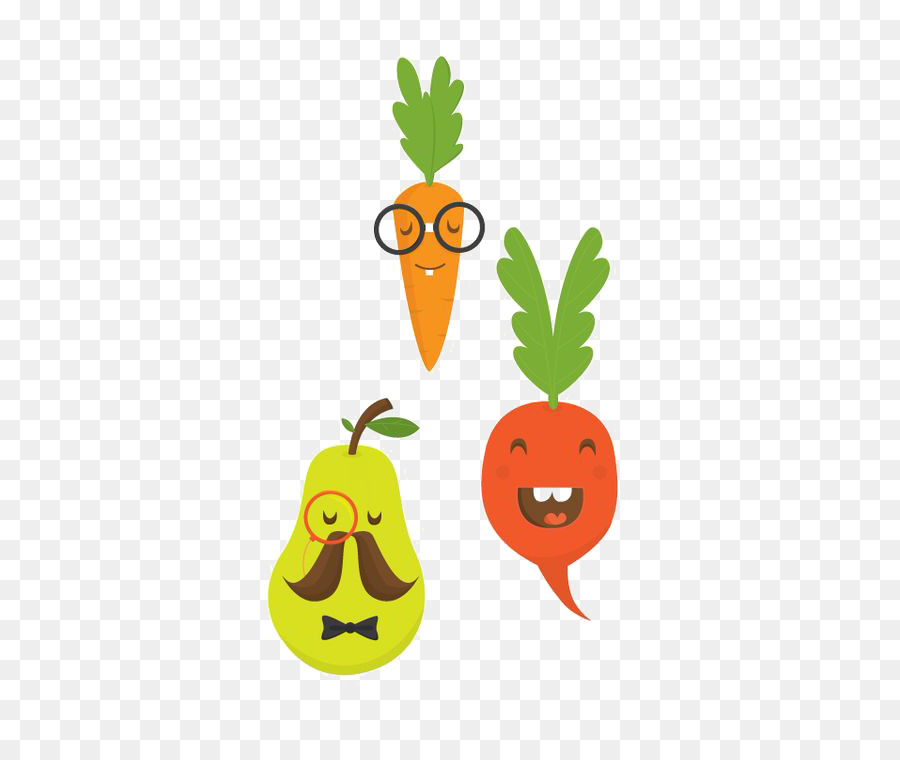 cibo illustrazione - cartoon verdure