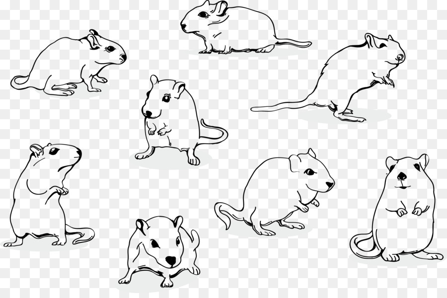 Nghệ thuật dòng Phác họa Hoạt hình - Phim hoạt hình vẽ tay chuột