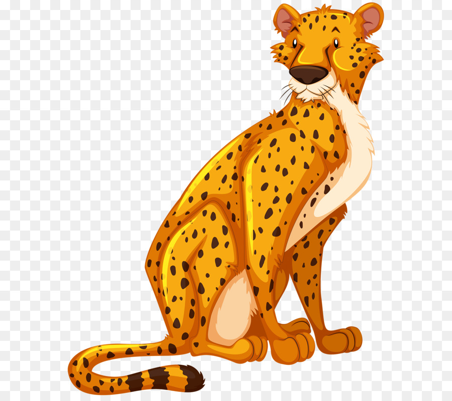 Gepard Lizenzfreie Illustrationen - Hand gemalter Leopard