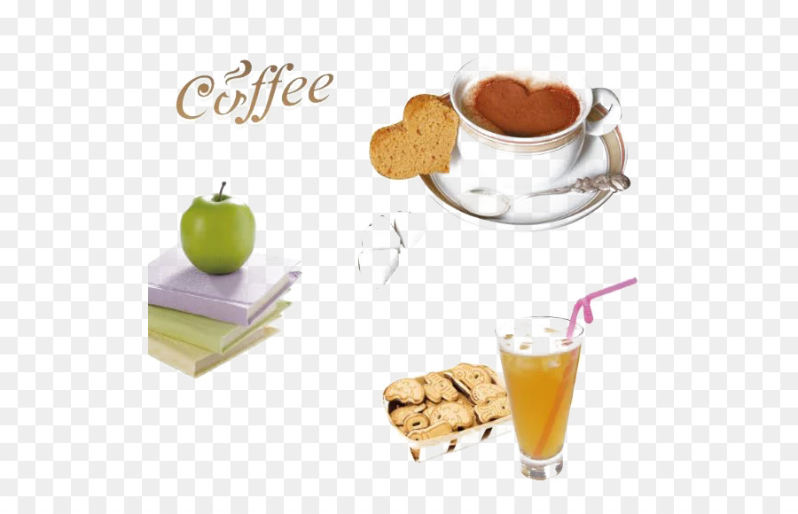 Kaffee-Tee-Saft-Frühstück Cafe - lecker Kaffee