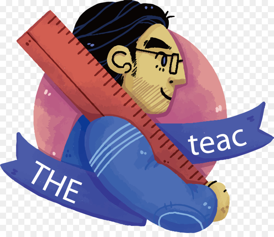 Gli Insegnanti Di Educazione Icona - Vettore di colore creativo insegnante poster