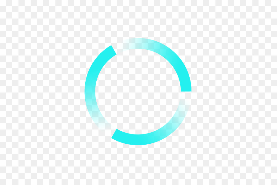 Kreis Schriftart - blauen Kreis
