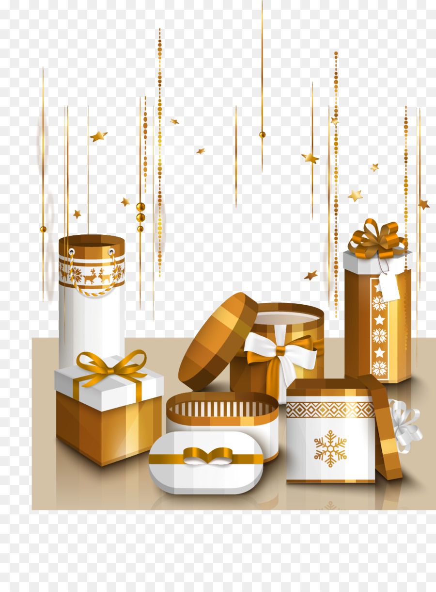 Regalo di Natale di carta di Illustrazione - vettore regalo