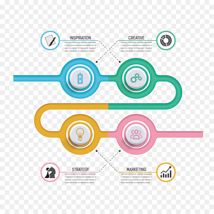 Kreis Infografik - Vektor-Biege-Linien und Ringe