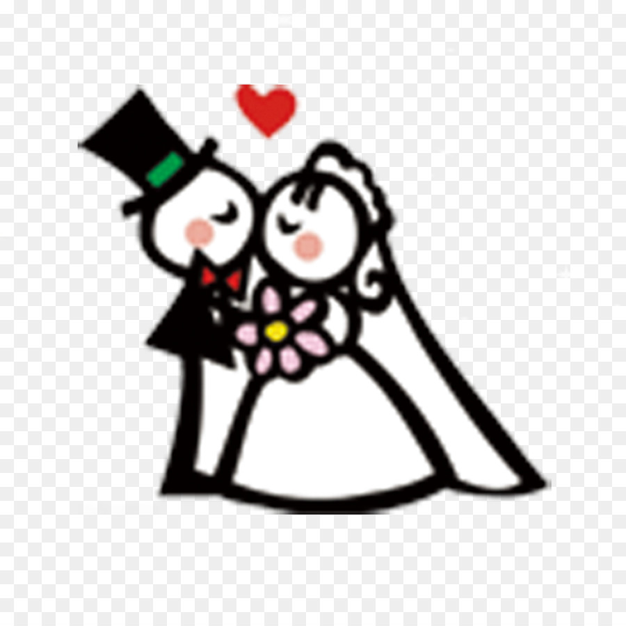 Ehe Cartoon Signifikanten anderen - Hochzeit