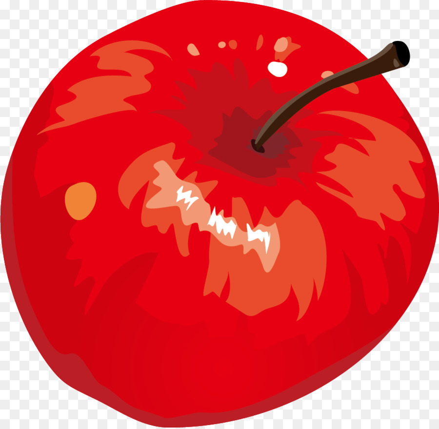 Táo đỏ Clip nghệ thuật - Tay sơn đỏ táo
