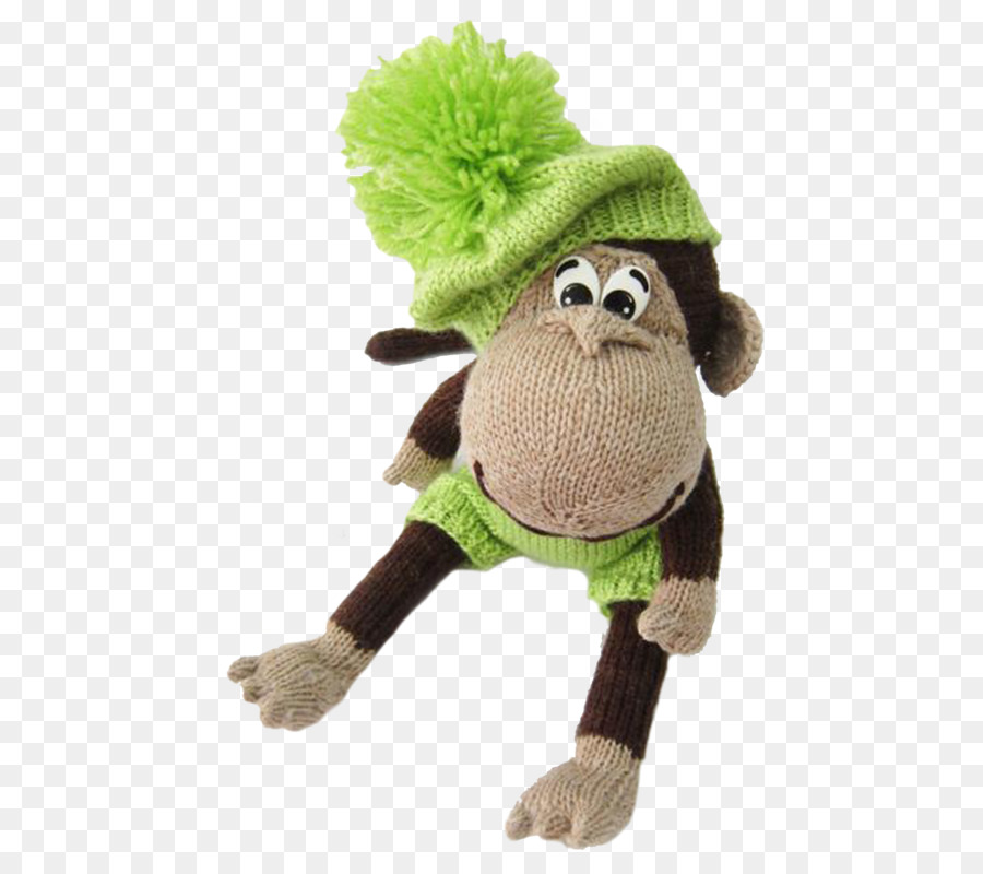 Lavoro a maglia ago Giocattolo Scimmia Uncinetto - bocca di scimmia