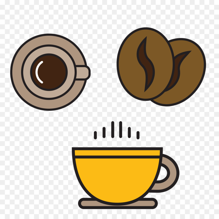 Tazza da caffè, Cafe Cartoon - Creativo Cartone Animato Caffè
