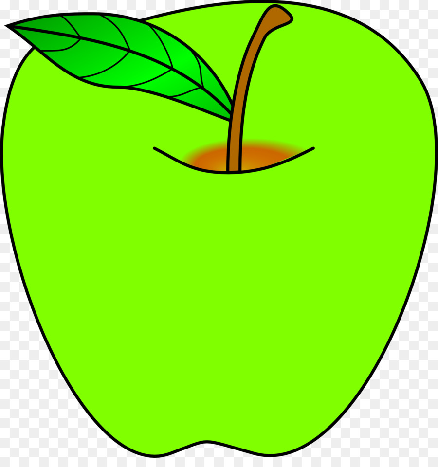 Apple Clip Art - grüner Apfel