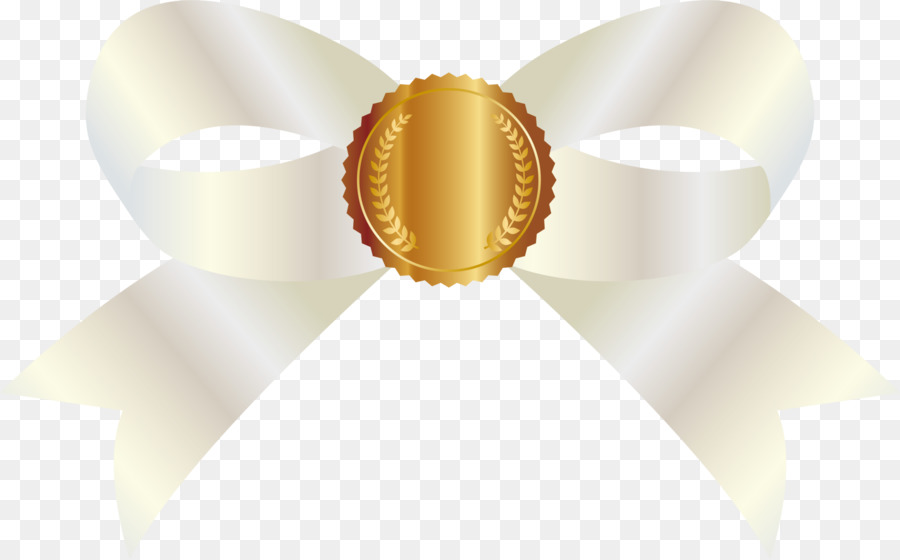 Giallo Angolo Di Carattere - Golden bow decorazione