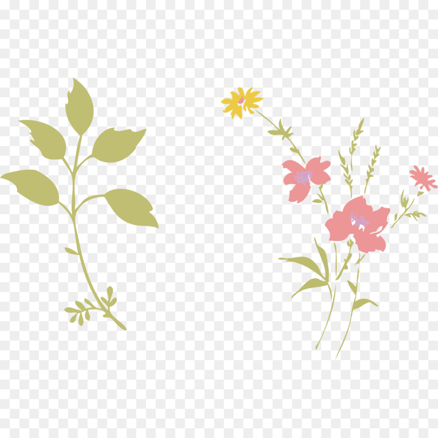 Zweig-Blumen-Muster - Blumenmuster
