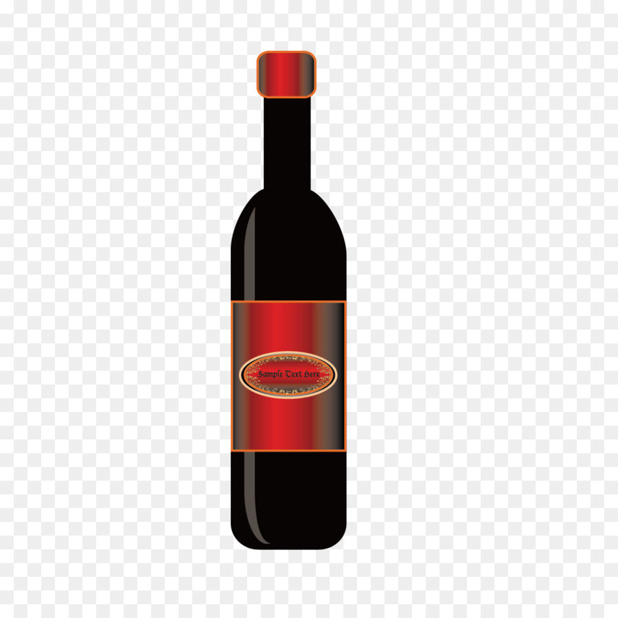 Vino Rosso Liquore Bottiglia Di Causa - creative bottiglia