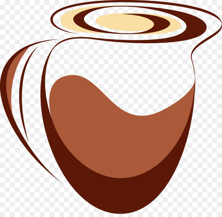 Milchkaffee Tee Tasse Cafe - Eine Tasse mit dampfendem Kaffee