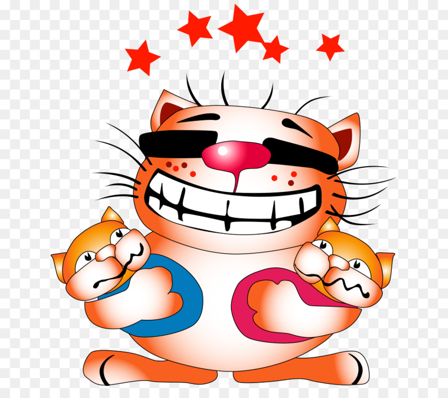 Katze Tiger-Zeichnung - Cartoon-Katze-Form Verleumdung