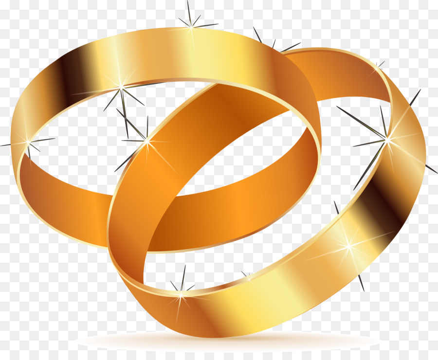 Invito a nozze anello di Nozze biglietto di Auguri - Vettore dipinto anello in oro