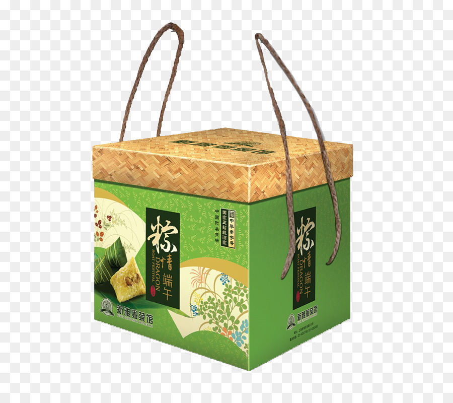 Shanghai Zongzi Scatola Regalo - Green pattern scatola regalo