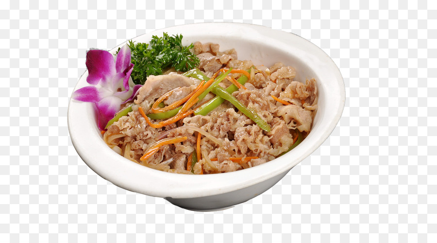 Tailandese riso fritto Gyu016bdon Takikomi gohan Bestiame - Deliziosa carne di manzo e riso