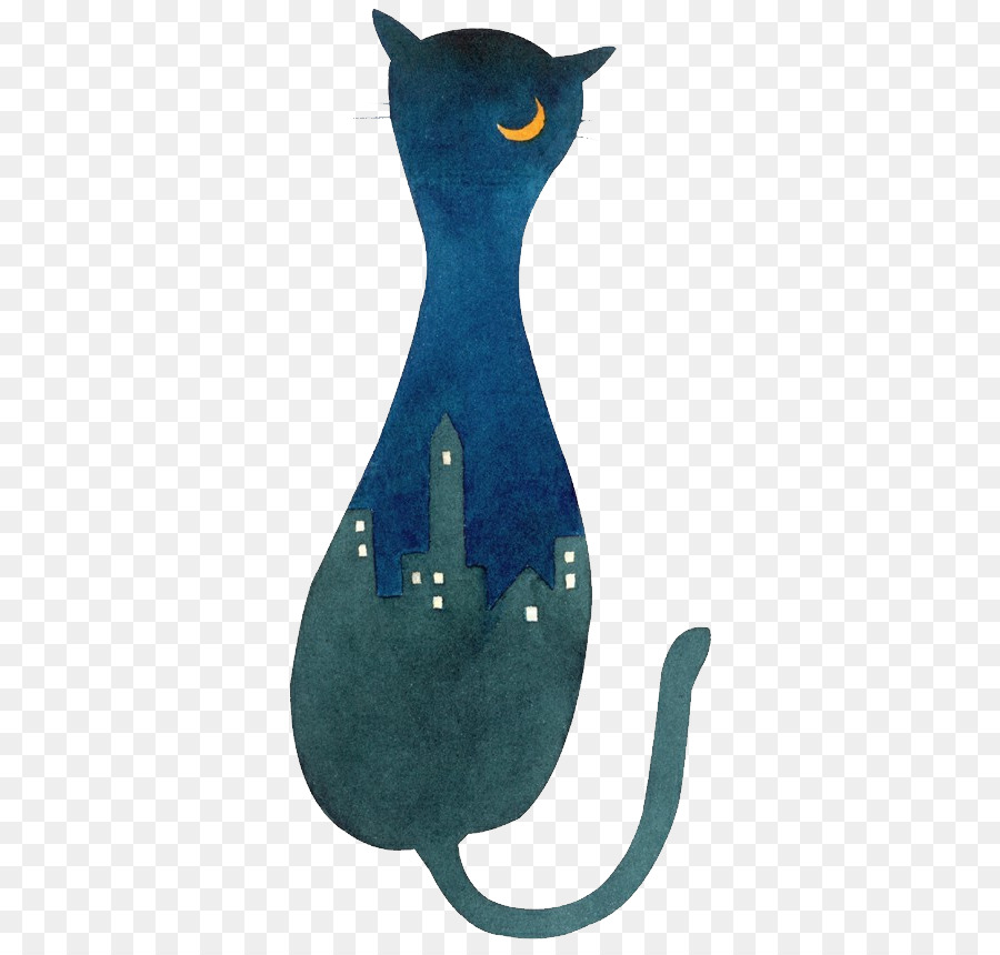 Katze Zeichnung Illustration - creative cartoon Katze