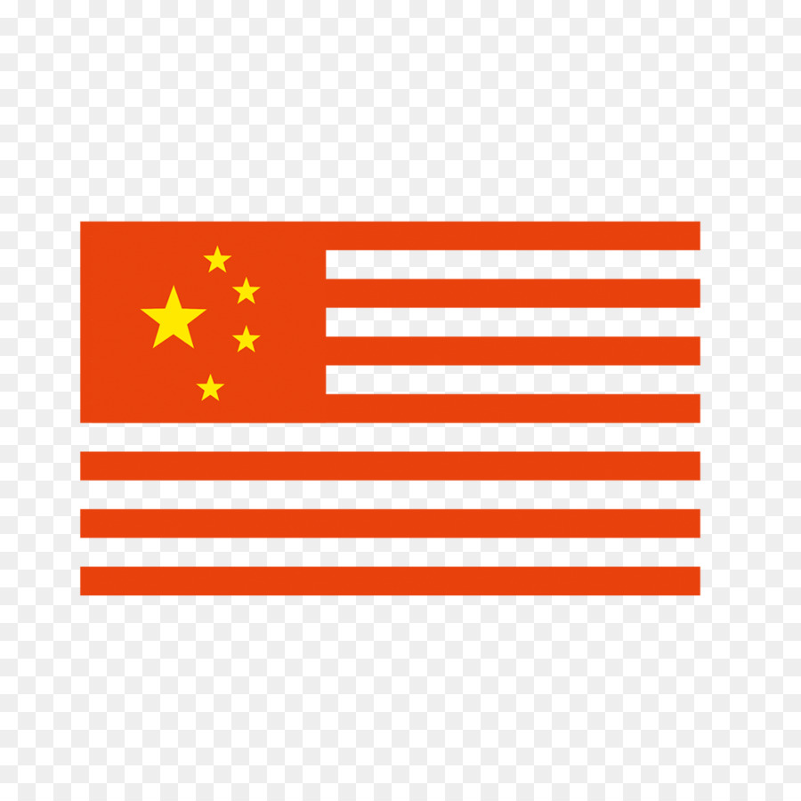 Fahne Schriftart - Chinese national flag-design