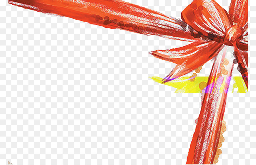 Un Poster Per La Festa Di Natale Carta Da Parati - Dipinto a mano con fiocco