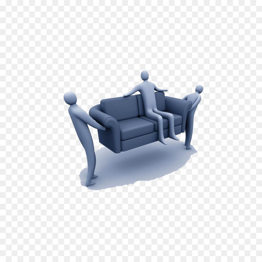 Couch Lizenzfreie Stock-Fotografie-Illustration - Charakter heben Sie das sofa