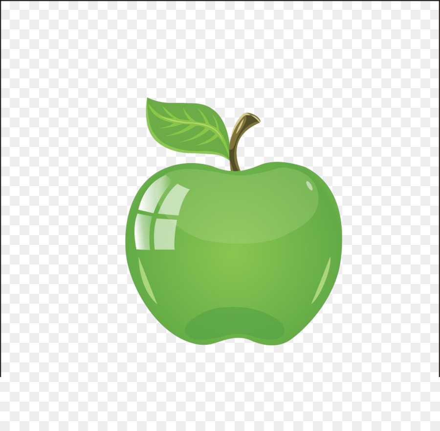 Apfel Tapete - grüner Apfel