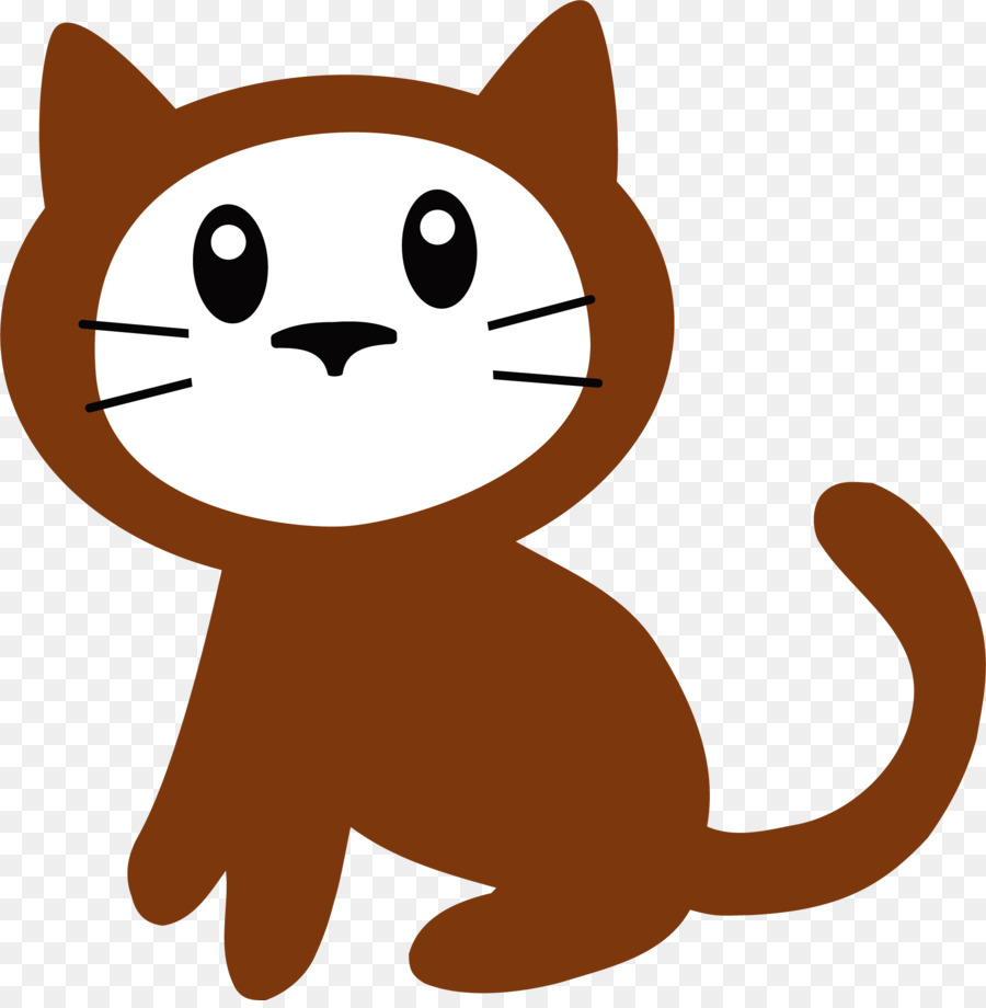 Schnurrhaare Katze Hund Clip art - Cartoon-Kaffee-Katze-Vektor