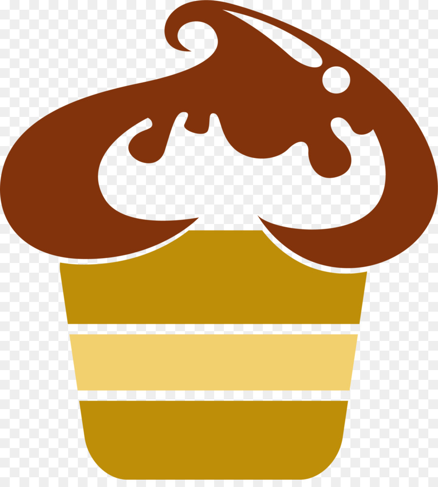Cupcake Muffin Bakery - Kaffee cartoon Kuchen