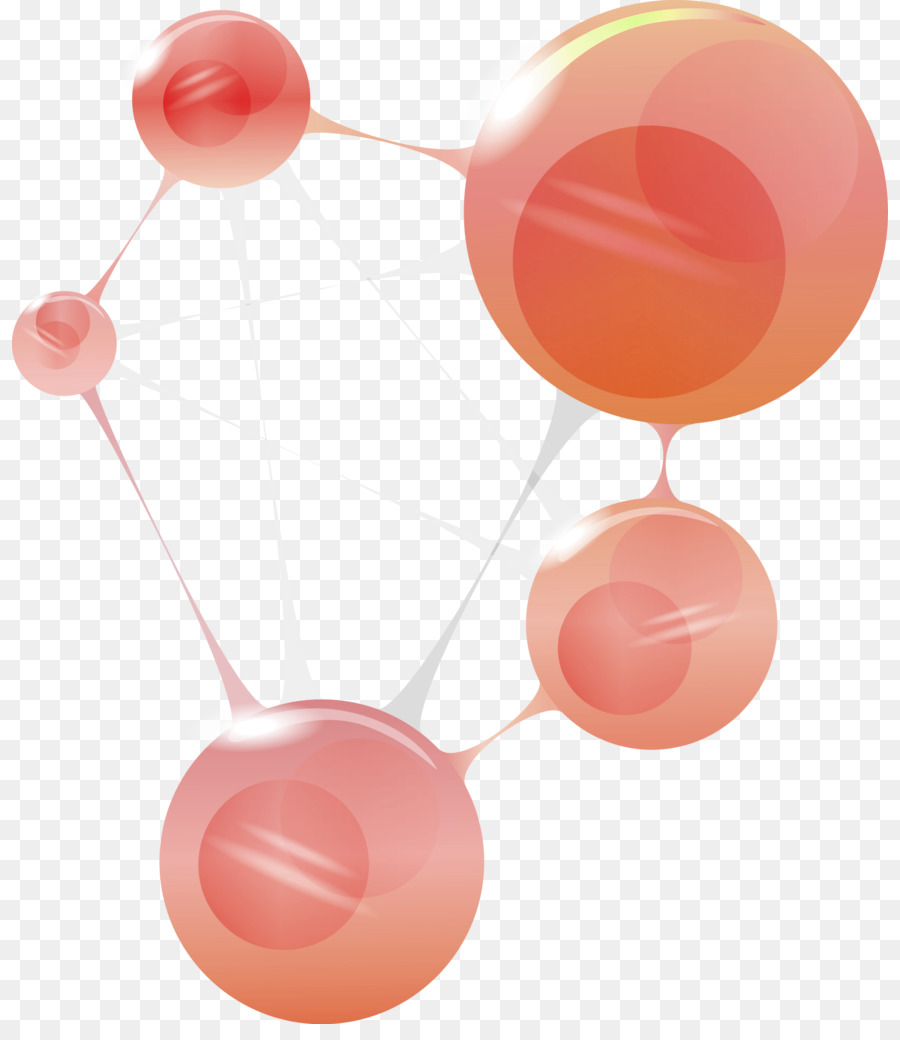 Phân tử hình học nguyên tố Hóa học phân Tử vòng Tròn - Đỏ đơn giản vòng tròn dòng mô hình trang trí