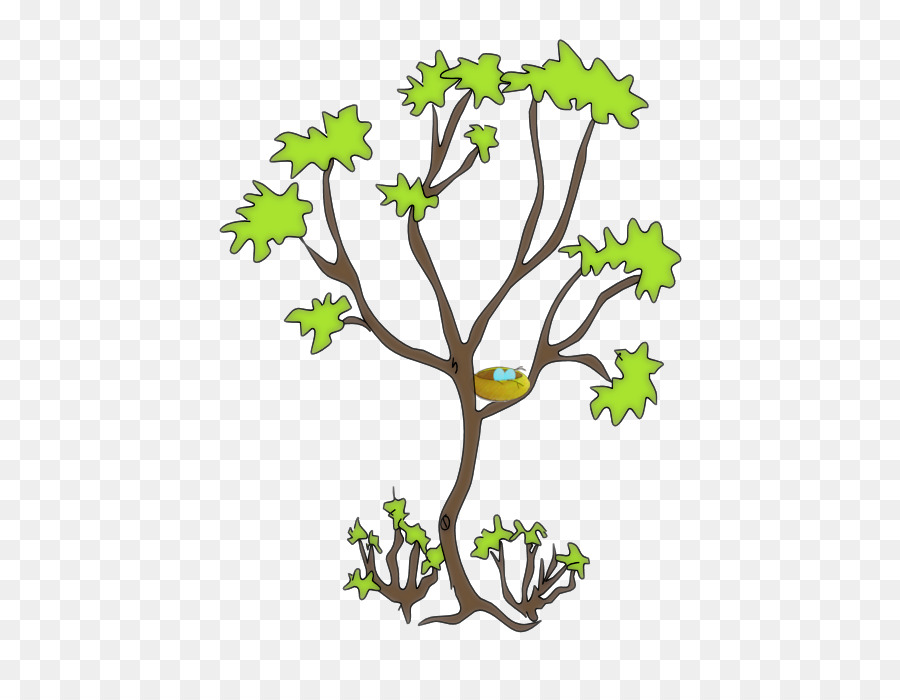 Zweig, Grün Clip-art - grüner Baum