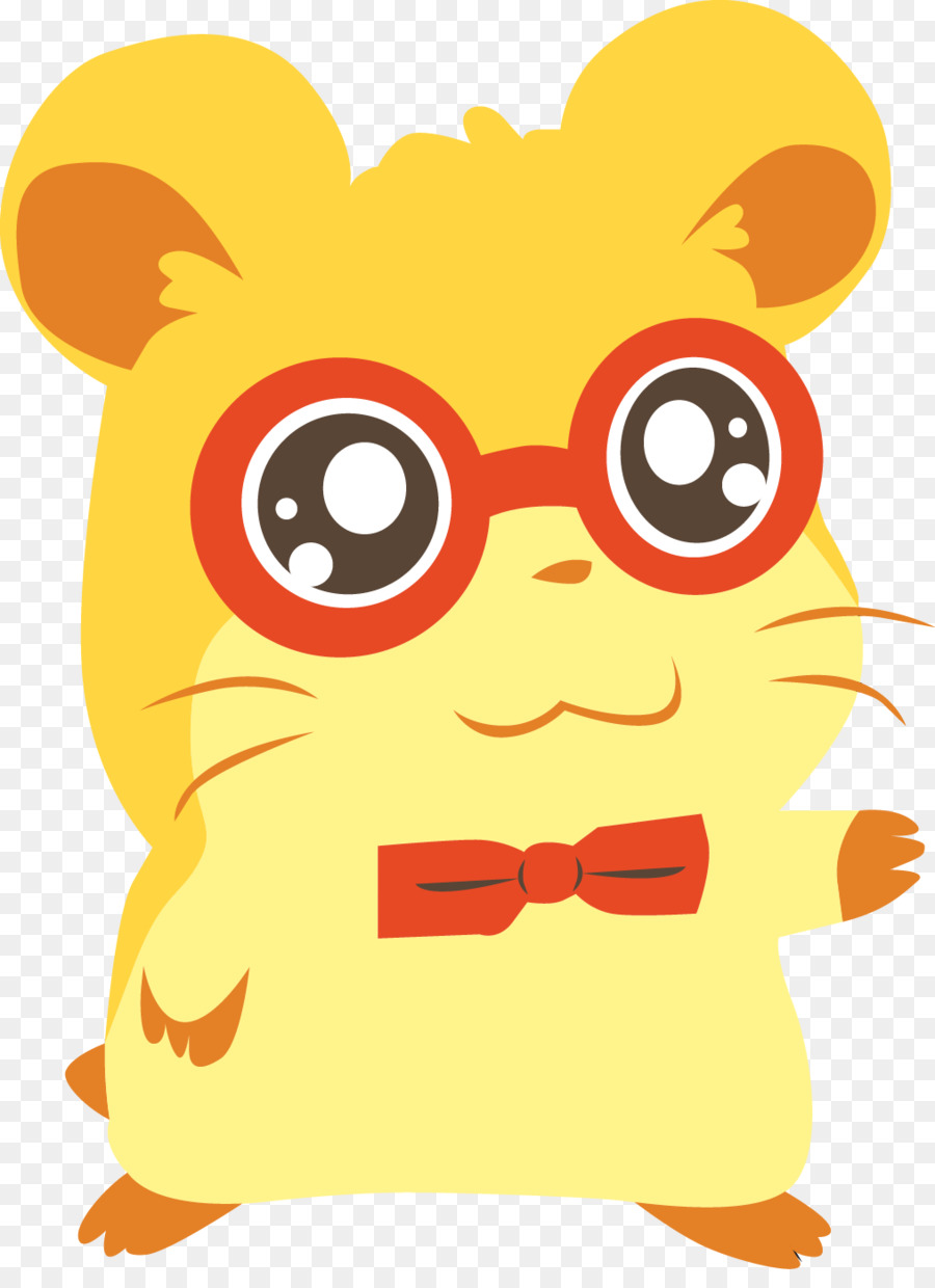 Sóc Chuột Hamster - Véc tơ dễ thương màu vàng hamster