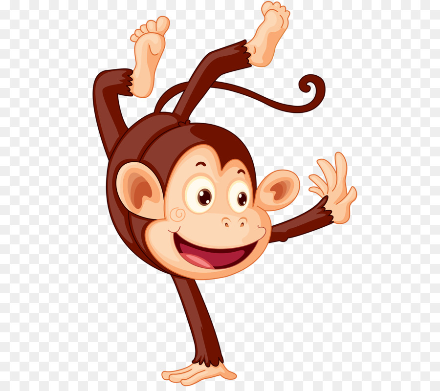 Scimmia Scimmia Royalty-free Illustrazione - cartoon scimmia